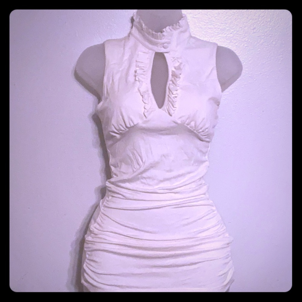 Tunic length Windsor blouse